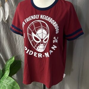 Marvel Spider-Man Burgundy Tee